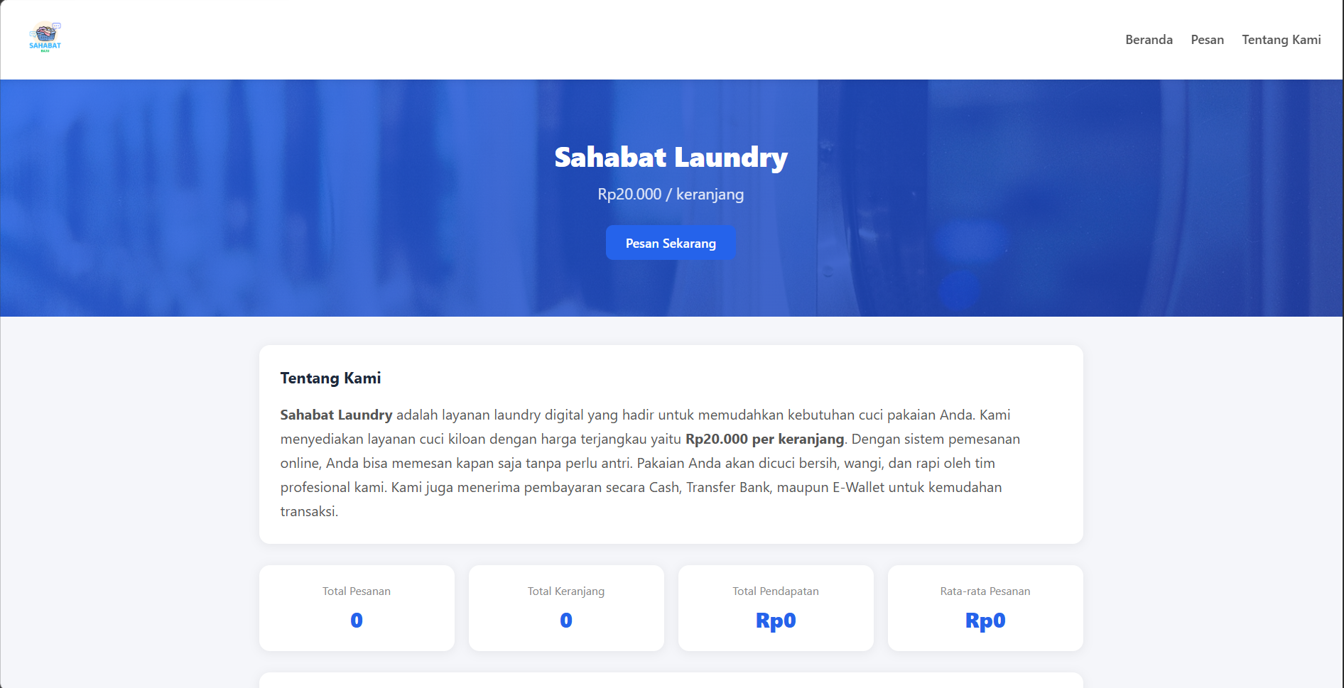 Sahabat Laundry - Laundry Digital